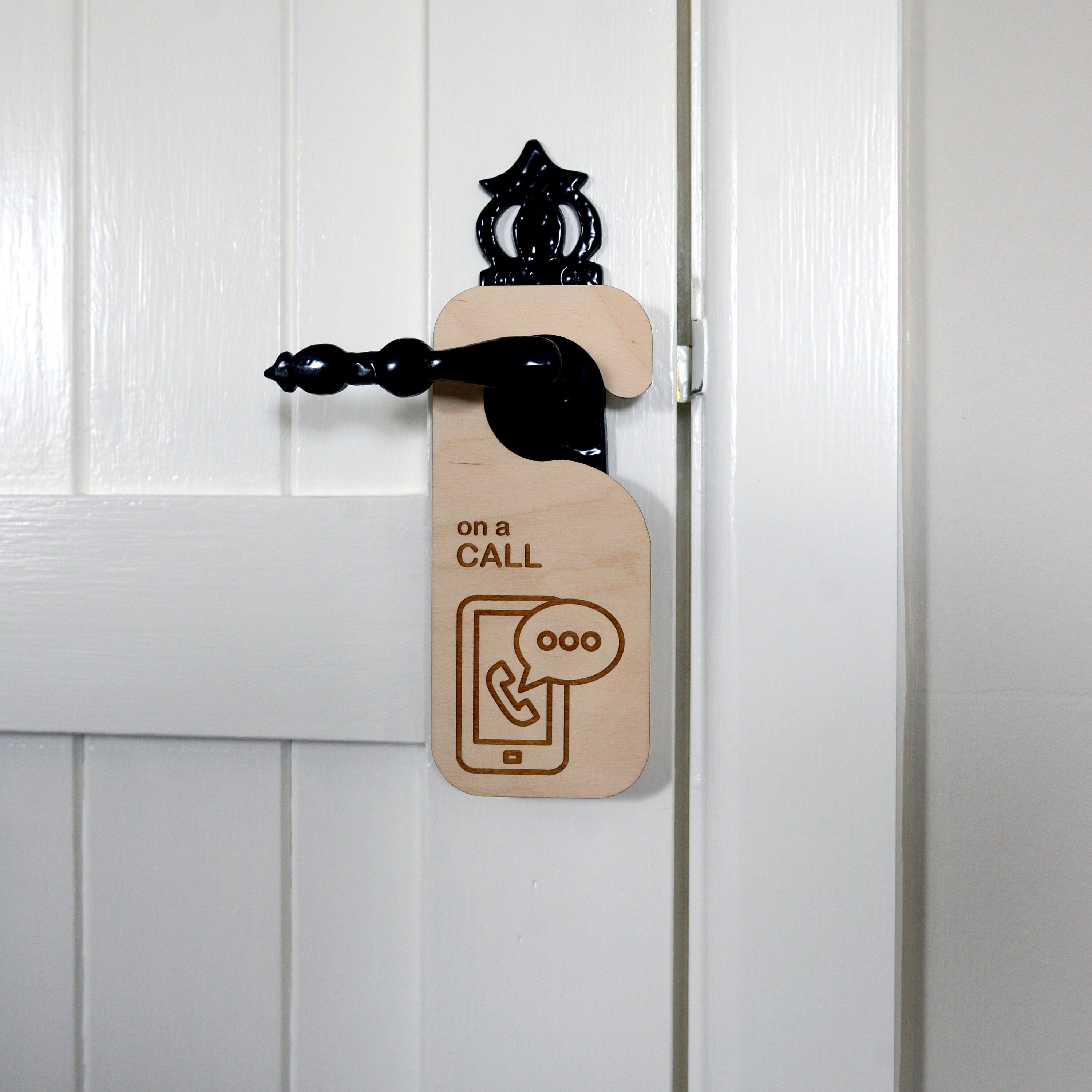 ON A CALL / Door Hanger / Do Not Disturb Sign / Door Sign / Etsy