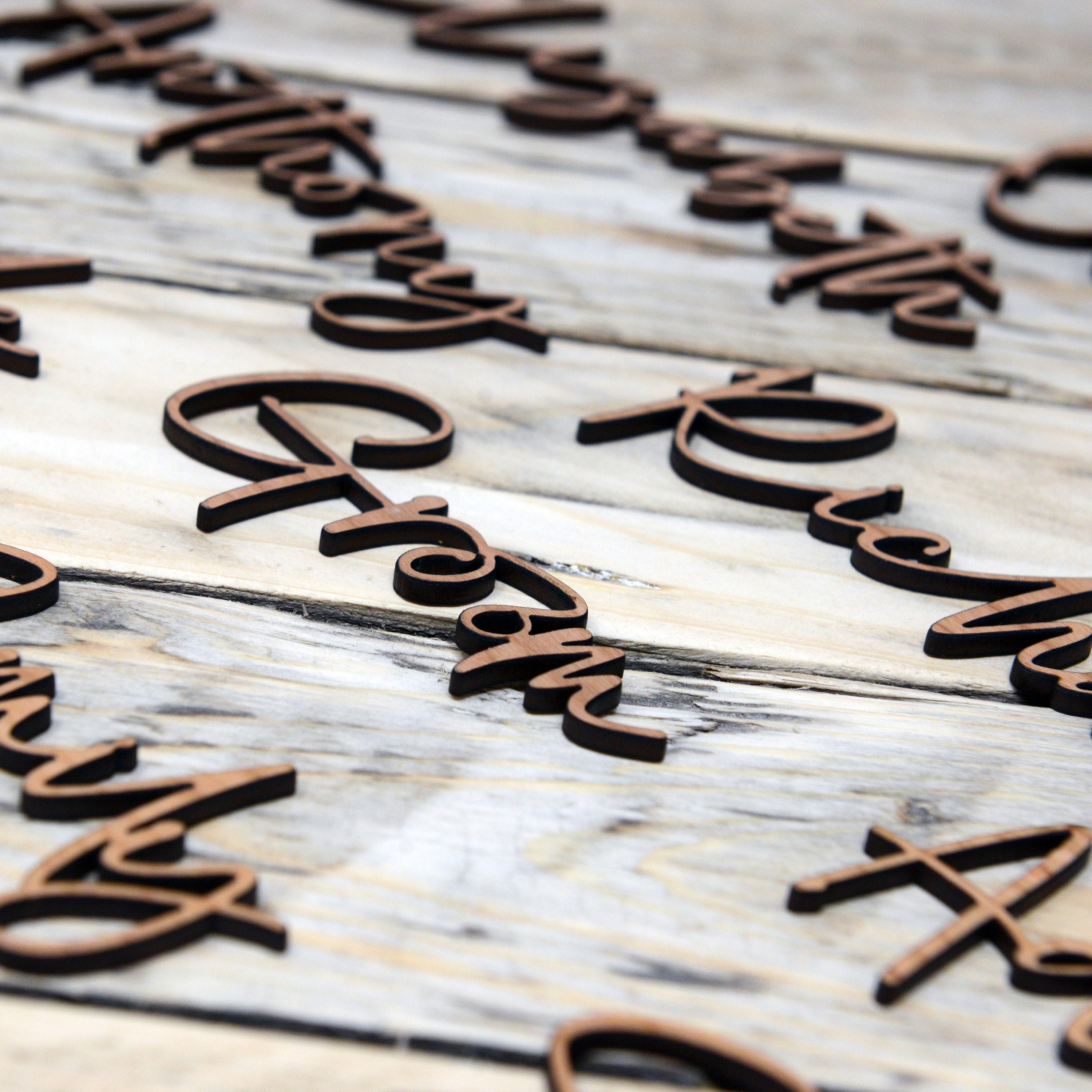 Wooden Wedding Place Names Personalised Wedding Names Etsy UK