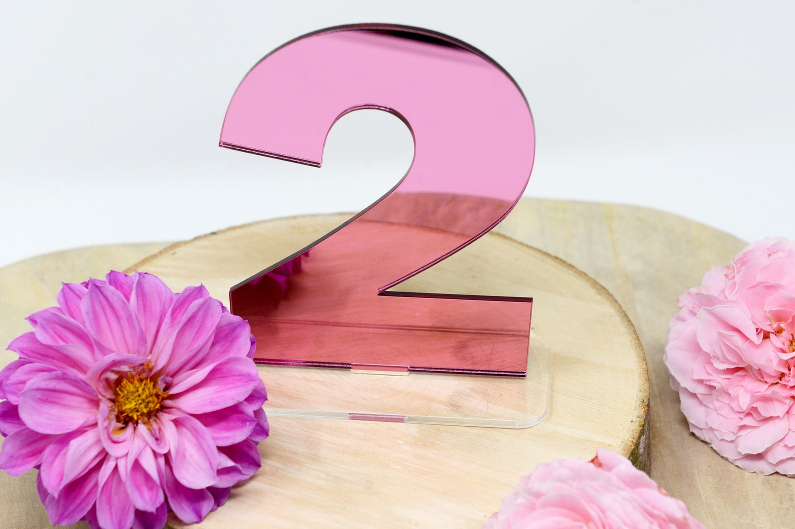 Pink Table Numbers Table Numbers Perspex Table Numbers Etsy