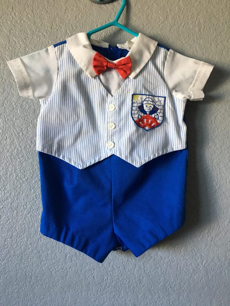 Vintage baby sailor suit