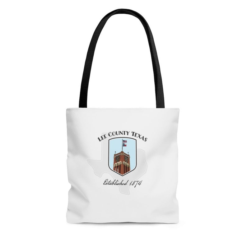Lee County Texas Tote Bag Established 1874