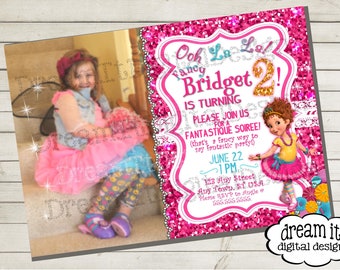 Fancy Nancy Birthday Invitation | Etsy