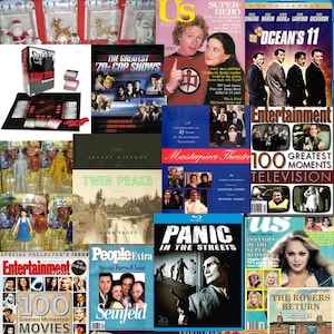 Classic TV Shows, Movies and More! Gift Set - 20th Century Mystery Gift Box - Birthday Collection - Books, DVDs and More!