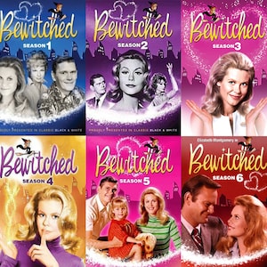 Bewitched Season 1-6 DVD Set starring Elizabeth Montgomery - Classic Comedy TV Samantha the Witch, Agnes Moorhead, Tabitha - Movie Legends