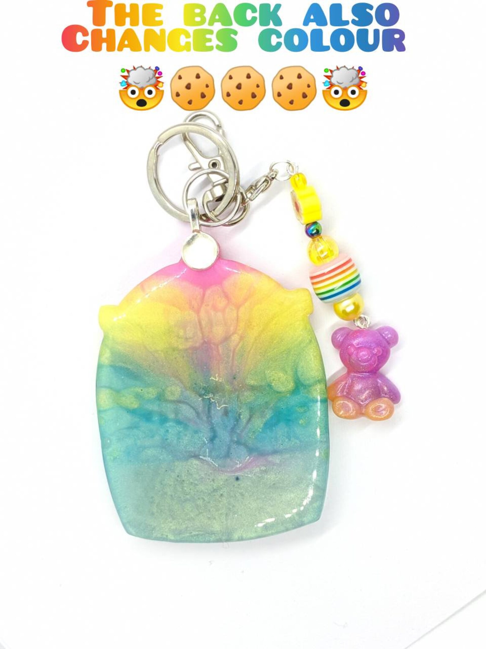 Colour changing glow in the dark cookie jar liquid resin Etsy