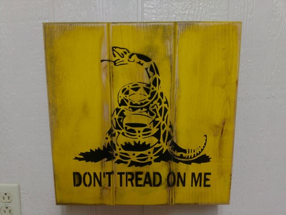 Don T Tread On Me Concealment Wall Art Box Etsy
