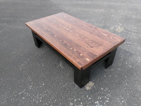 Hidden Gun Storage Sliding Top Coffee Table Etsy UK