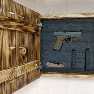 Hidden Gun Storage Doc Holliday wall art box
