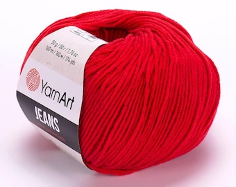 Yarnart-jeansgaren, katoenen garen, Yarnart-jeans, zacht amigurumi-garen, dekengaren, katoenen amigurumi-garen