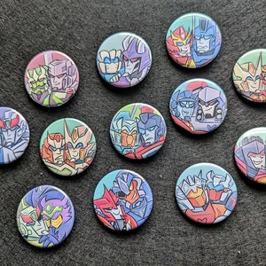 Transformers buttons