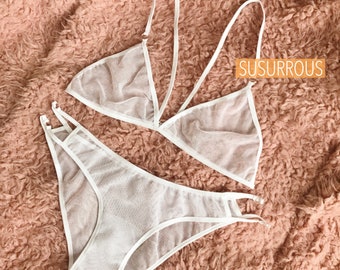 Lingerie set "Daria" white Susurrous
