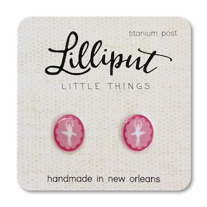 Ballerina Cameo Earrings // Ballet Earrings // Ballerina Earrings // Ballerina Gift // Ballet Jewelry