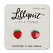 Strawberry Earrings // Strawberry Studs // Fruit Earrings // Fruit Jewelry // Cute Earrings // Titanium Earrings