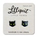 Spooky Black Cat Earrings // Witchy Jewelry // Black Cat Studs // Witchy Earrings // Spooky Earrings // Spooky Jewelry
