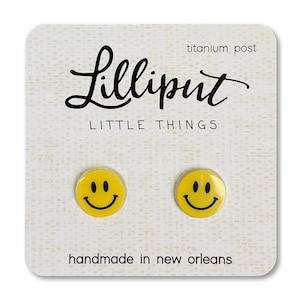 Happy Face-oorbellen afbeelding 1
