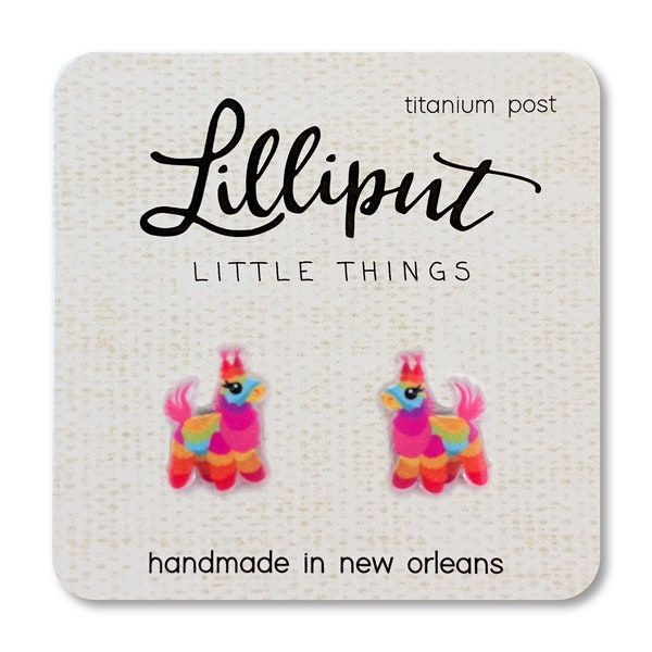 Piñata Earrings // Cute Mexican Piñata Jewelry // Cinco de Mayo Earrings // Cute Earrings