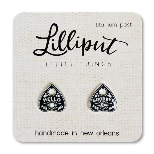 Witchy Planchette Earrings // Witchy Jewelry // Gothic Earrings // Witchy Earrings // Spooky Jewelry // Creepy