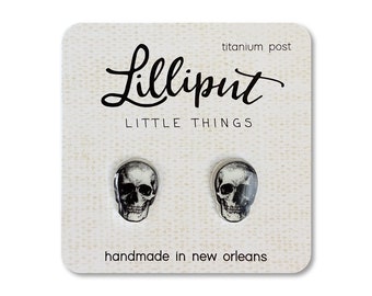 Skull Earrings // Skeleton Earrings // Halloween Earrings // Halloween Jewelry