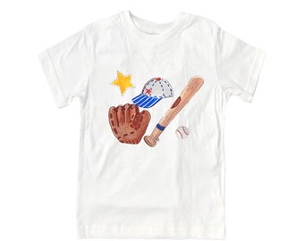 Boys Sports Tee - Baseball T-shirt - Football Shirt