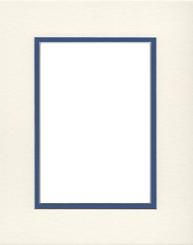 22x28 Inch Mat, 18x24 Inch Single Opening, Crisp White With Cream Core  B46122281824 