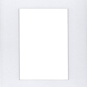 Pack of (2) 16x20 Acid Free White Core Picture Mats cut for 11x14 Pictures in White
