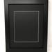 11x14 1.25" Black Frame with Black Mat Cut for 8.5x11 Picture