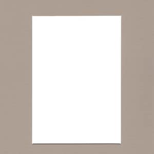Pack of (2) 18x24 Acid Free White Core Picture Mats cut for 13x19 Pictures in Tan