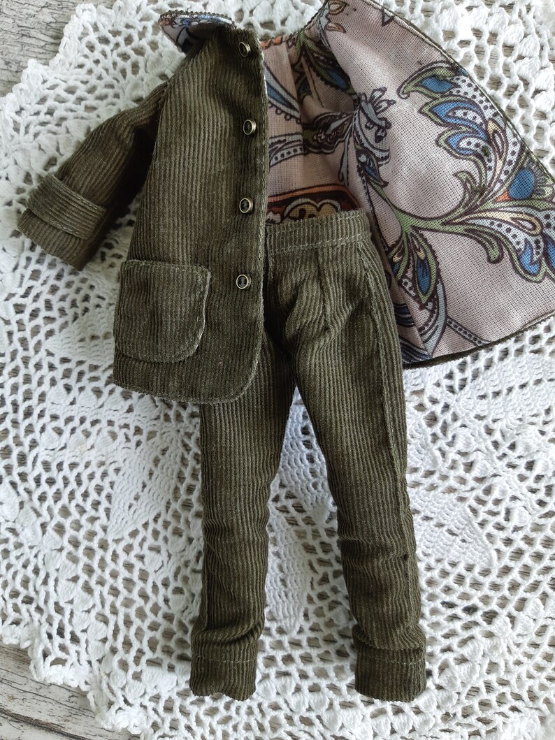 Outfit for Blythe Jacket and pants hat boots Etsy Outfit for Blythe Jacket and pants hat boots Etsy