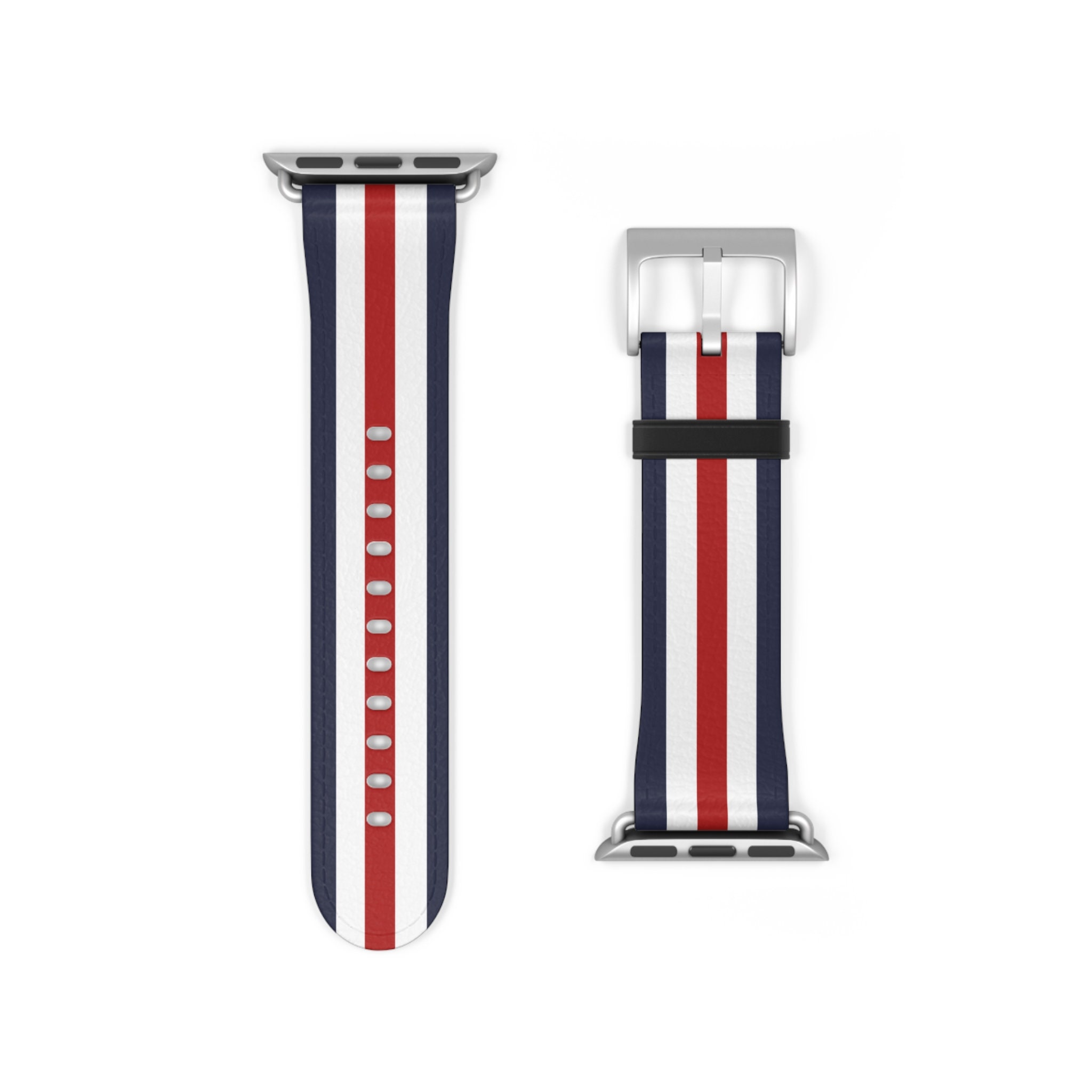 Red White and Blue Nautical Apple Watch Band Ultra Series 1 2 3 4 5 6 7 8 9 and SE Devices Replacement Strap Etsy