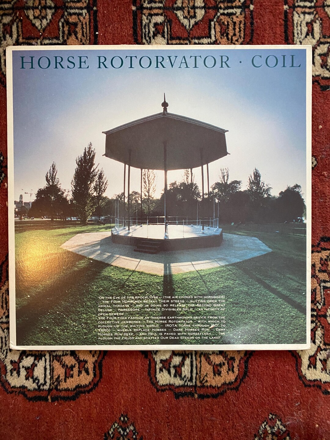 Rare** Coil Horse Rotorvator Gold Vinyl LP - Etsy