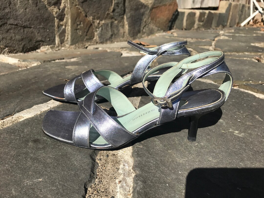 SIGERSON MORRISON バックルトングサンダル38 Sigerson Morrison Metallic Leather Sandals - Etsy