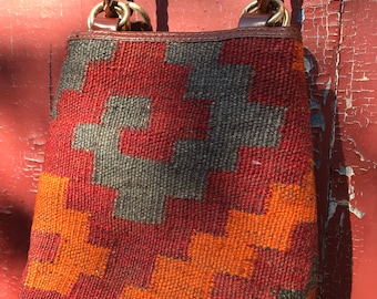 Vintage Franco Sarto Kilim Handbag
