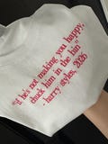 Relationship Advice Pop Star Together  Graphic Tee Viral Phrase Inspired Statement Shirt Unisex Music Fan If not happy Chuck him in the bin