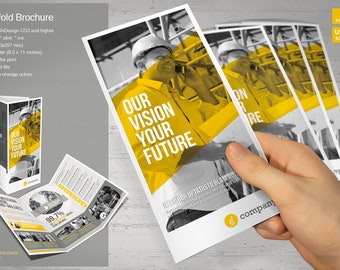 Tri-fold Brochure Print Template | InDesign Template