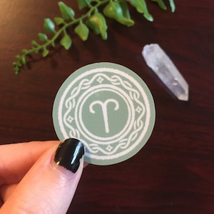 Pegatinas de signos astrológicos, resistentes al agua, perfectas para pop sockets, botellas de agua, portátiles, diarios, cuadernos de dibujo y más
