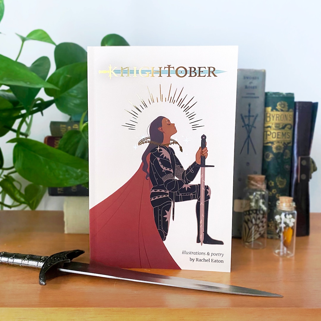 Signed Special Gold Leaf Edition Knightober Art Book Free Etsy