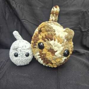 Loaf cat Crochet Plushie Stuffed Animal soft