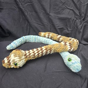 Crochet Snake Stuffed Animal Plushie