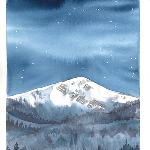 Jupiter Peak Night - Print