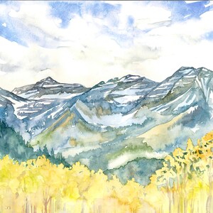 Timpanogos no Outono - Impressão