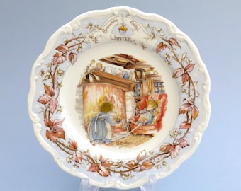 Brambly Hedge 1999 Year Plate, Royal Doulton 8 Inch Plate - Etsy