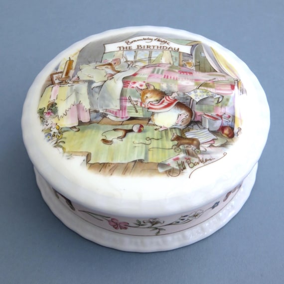 Royal Doulton Brambly Hedge トリンケットボックス春 Brambly Hedge