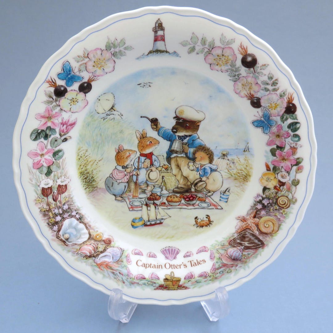 Foxwood at Sea Plate Captain Otter's Tales, Pretty Wedgwood