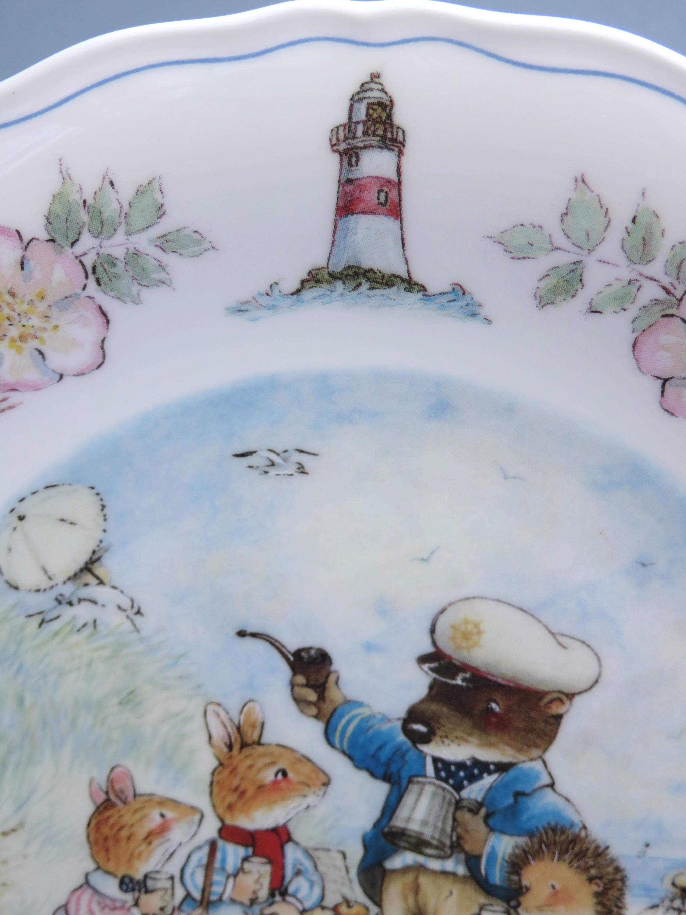 フォックスウッドものがたり Lookin For Piratesプレート 絵皿 Foxwood at Sea Plate Captain Otter's Tales, Pretty Wedgwood