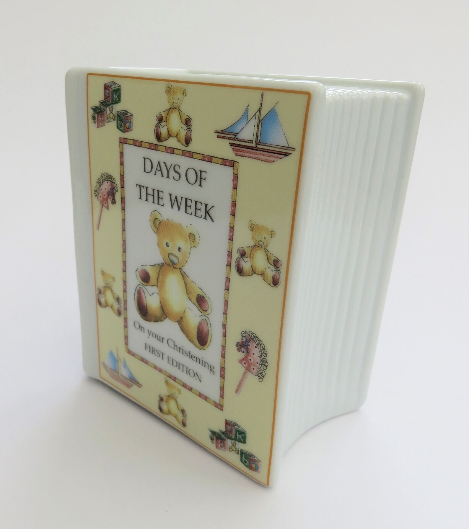 Royal Worcester Ceramic Book Money Box Days of the Week First Etsy