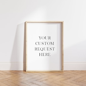 Custom Listing