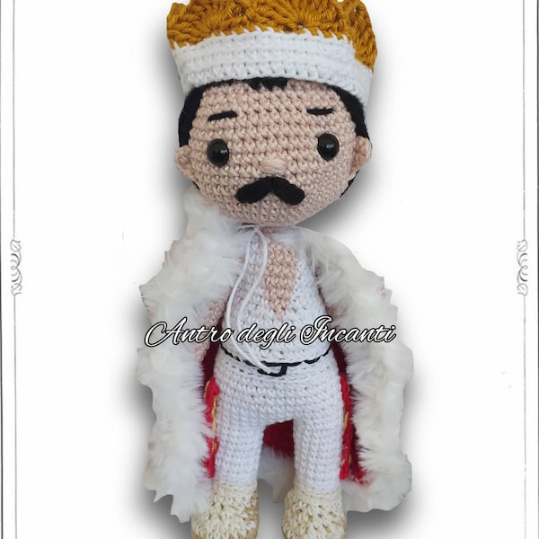 Freddie Mercury Amigurumi doll // Freddie Mercury Amigurumi doll
