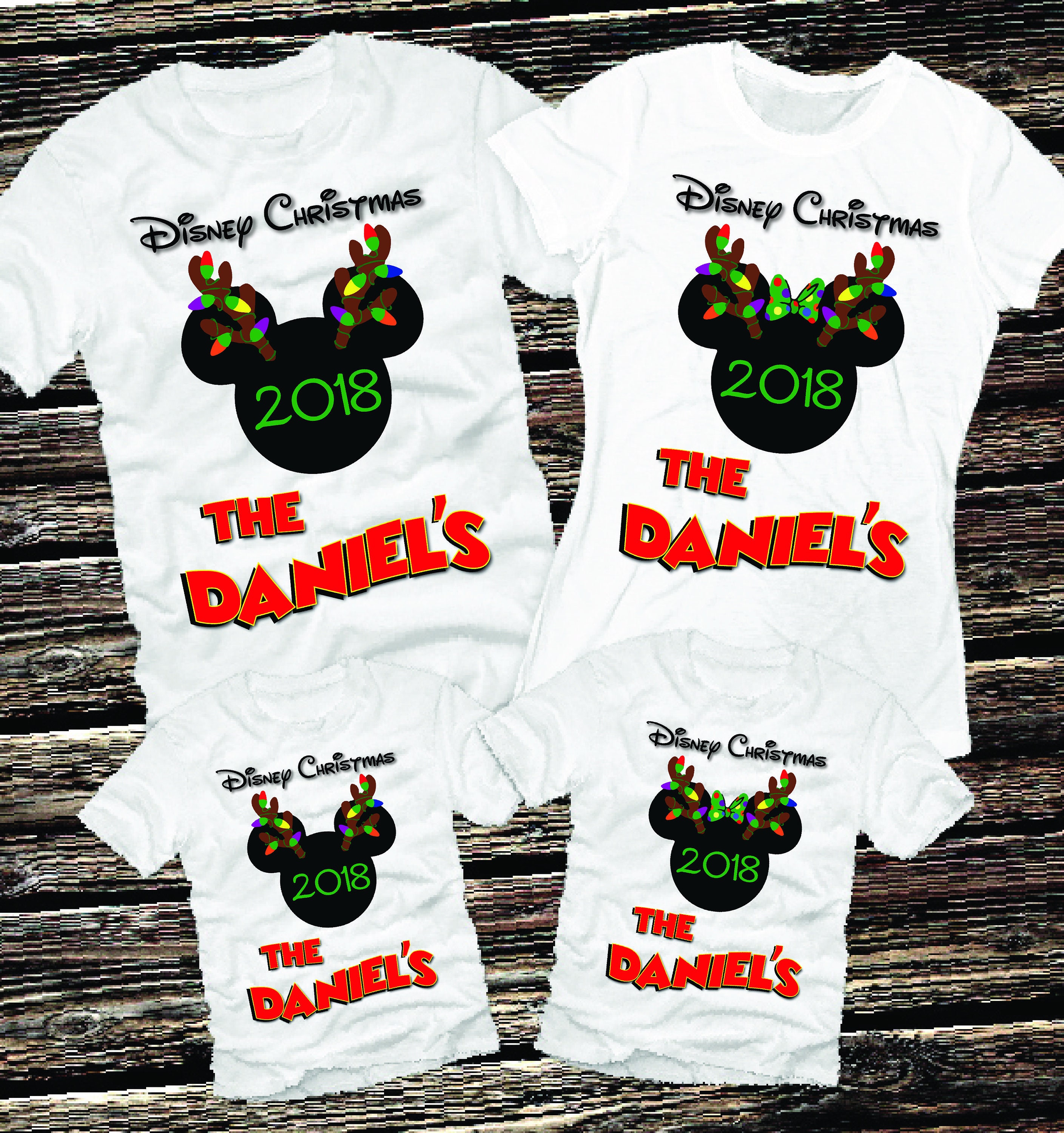 disney christmas family shirts