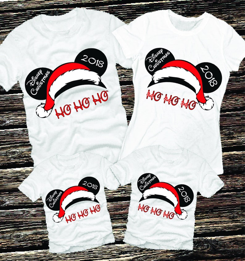 Christmas T-Shirt Ho Ho Ho Family Matching T-Shirt