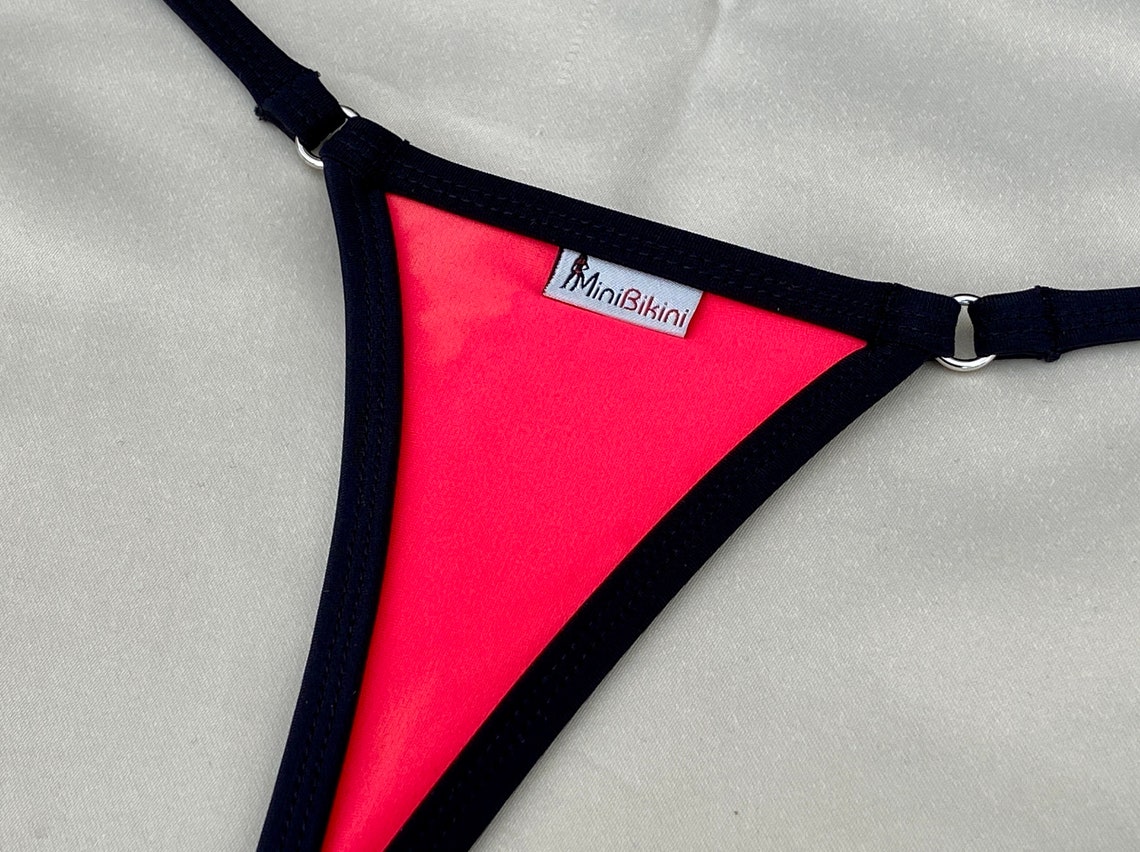 Micro Bikini Thong Set Micro Bikini Extreme Micro Mini Bikini Etsy My